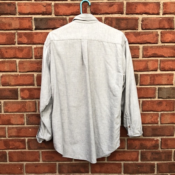 Brooks Brothers Grey Flannel Shirt - Picture 2 of 6